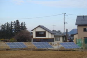 だいこん村太陽光発電新実験装置（ 3.0 kw ）写真